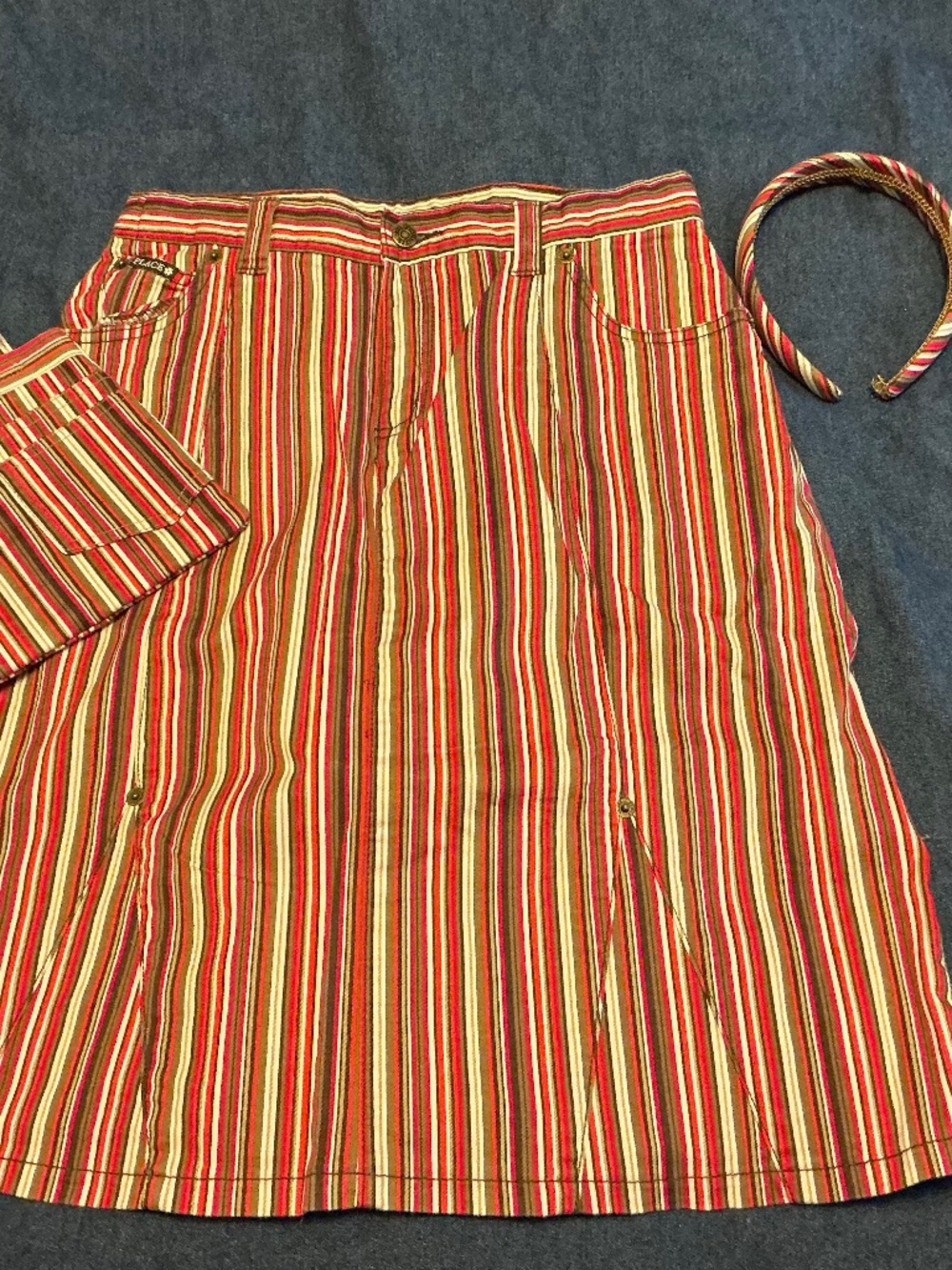 Vintage Children’s Place skirt with bag and headband